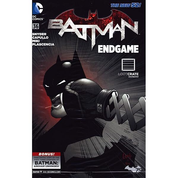 Batman #36 Lootcrate Exclusive Greg Capullo art Cover Variant